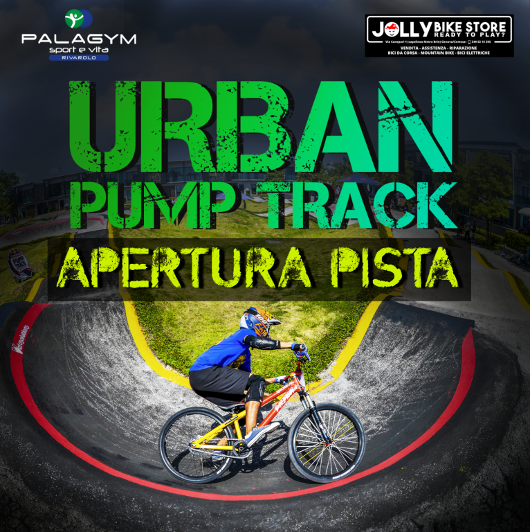 URBAN PUMP TRACK APERTURA PISTA palagym rivarolo